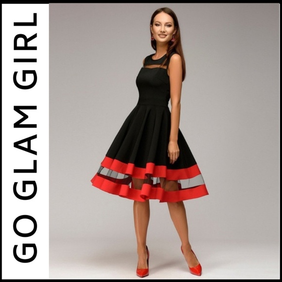 Glam Girl Fashion Dresses & Skirts - LAST 1, MEDIUM!  Unique Silky Cocktail Dress